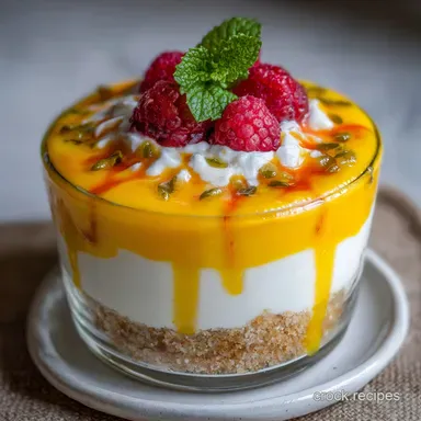 Mango Cheesecake Trifle: No-Bake Dessert in 20 Minutes Recipe Card