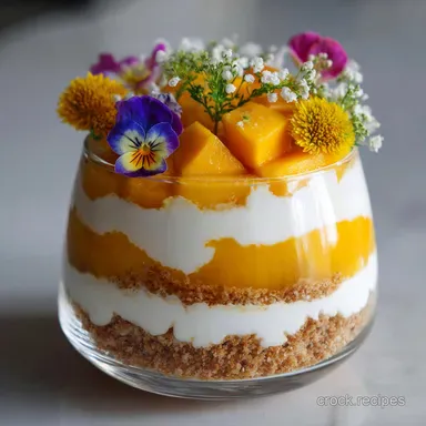 Mango Cheesecake Trifle: No-Bake Dessert in 20 Minutes