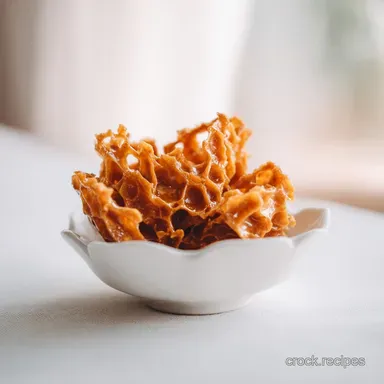 Salted Maple Honeycomb Candy Recipe in 15 Min Recipe Card