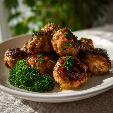 Marry Me Chicken Meatballs: One-Pot Creamy Tomato Sauce Recipe Card