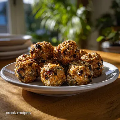 Marry Me Chicken Meatballs Pan-Seared with Creamy Sauce Recipe Card