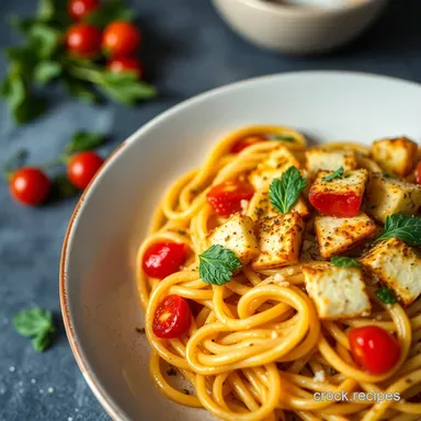 Mediterranean Pasta with Halloumi: A Taste of Sunshine! Recipe Card