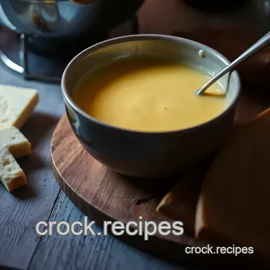 Melting Swiss Bliss: Classic Cheese Fondue for Your Gatherings Recipe Card