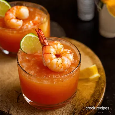 Zesty Mexican Shrimp Cocktail Coctel de Camarones Recipe Recipe Card