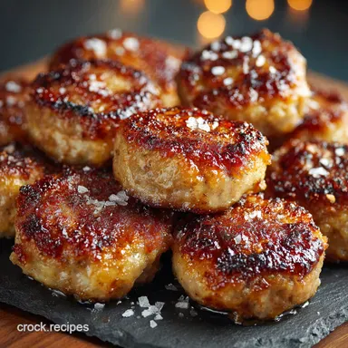 Mini Pancake Sausage Bites A Breakfast Pop Sensation Recipe Card