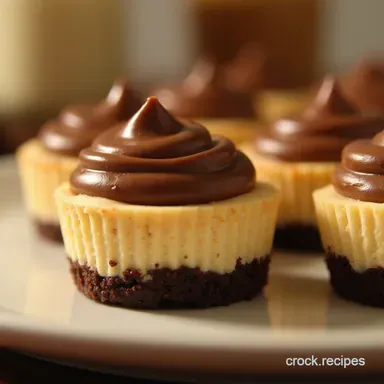 NoFuss Mini Peanut Butter Cup Cheesecakes Recipe Recipe Card