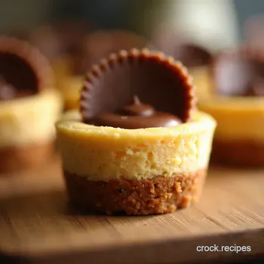 Mini Peanut Butter Cup Cheesecake PintSized Perfection Recipe Card