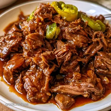 Missippi Pot Roast with Pepperoncinis Recipe Card