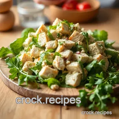Easy & Juicy Mix Green Chicken Salad with Fresh Herbs: My Family’s Favorite Recipe Card