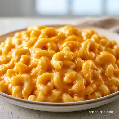 No Boil Crockpot Mac and Cheese for 8