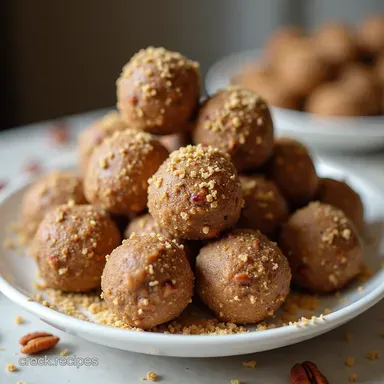 Simple No Bake Pecan Pie Balls Recipe Holiday Dessert