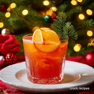Northern Lights Christmas Punch A Festive Holiday Showstopper Recipe Card