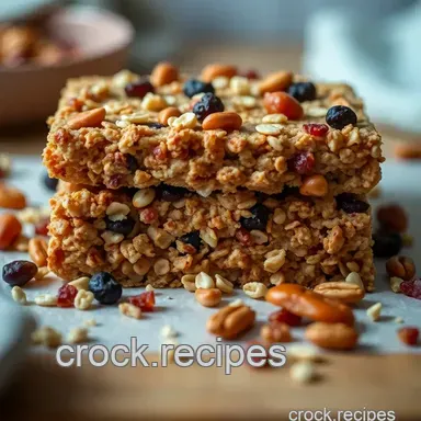 Nutty Granola Flapjack Recipe Healthy: My Favorite Chewy Treat Recipe Card