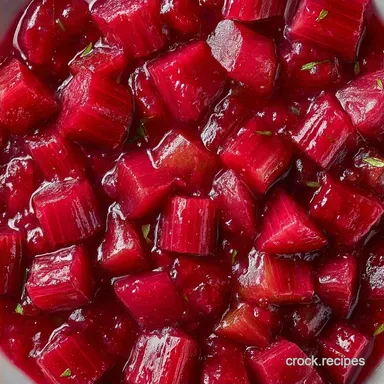 Rhubarb Sauce in 15 Minutes