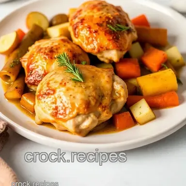 How to Prepare Amazing Baked Chicken Thighs with Veggies in 1 Hour Recipe Card