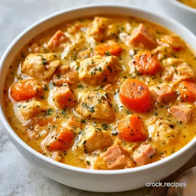 One-Pot Chicken Turkey Stew Recipe Card