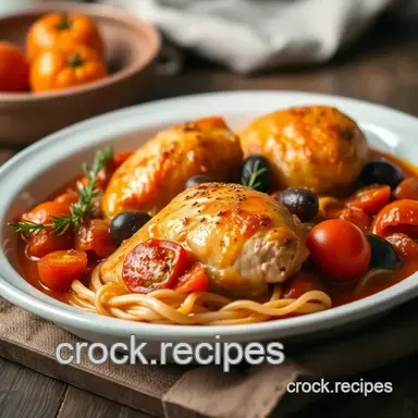 Easy & Juicy One-Pot Chicken with Fresh Tomatoes & Olives: My Go-To Family Recipe Recipe Card