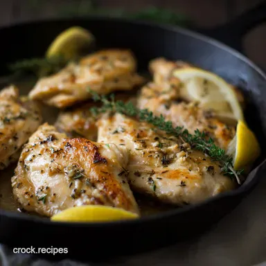Easy Recipes for Beginners OnePan Lemon Herb Chicken Recipe Card