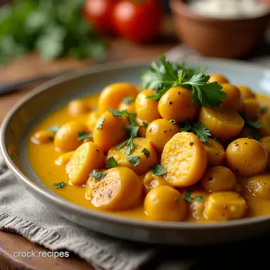 Kichererbsen Kartoffel Curry Einfach Quick Easy OnePot Recipe Card