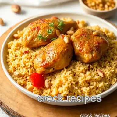 How to Make Amazing Oven-Baked Chicken Pilau with Pine Nuts Recipe Card