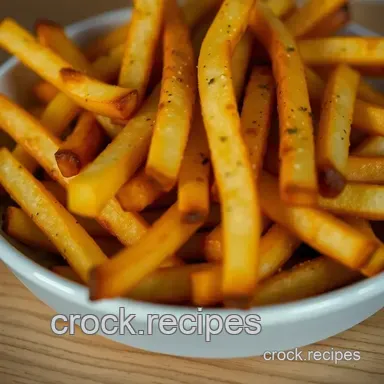 Easy Oven Baked French Fries: My Family's Favorite Recipe Recipe Card
