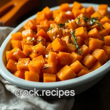 Easy & Delicious Butternut Squash in Oven Recipe: Honey & Thyme Bliss Recipe Card