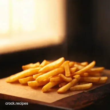 Proper Oven Chips How to Make French Fries Crispy Easy Recipe Card