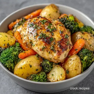 Parmesan Garlic Sheet Pan Chicken for 6 Recipe Card