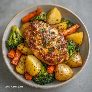 Parmesan Garlic Sheet Pan Chicken for 6