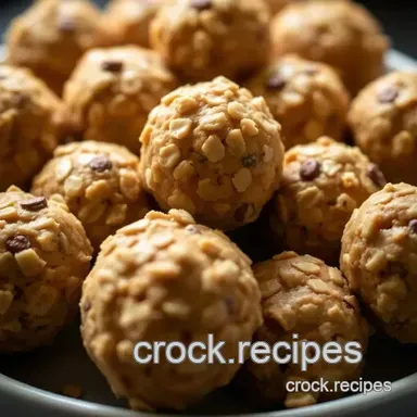 Peanut Butter & Oat Power Bites presentation