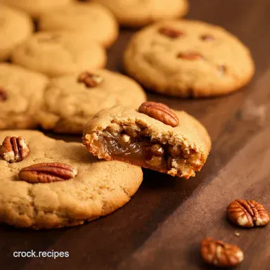 Pecan Pie Cookies Outrageously Good Bliss Bites Recipe Card