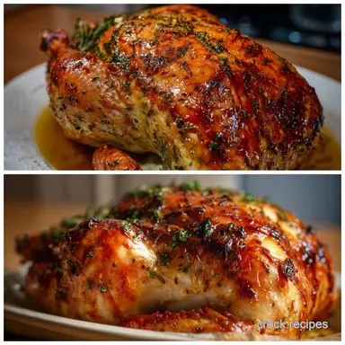 12 lb Turkey Recipe: Butter-Herb Roast Time Temp Recipe Card