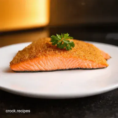 Air Fryer Salmon Fillet Crispy Easy Ready in Minutes Recipe Card