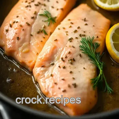 Perfectly Baked Salmon with Lemon & Dill presentation