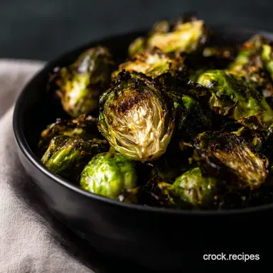 Crispy Air Fryer Brussel Sprouts My Easy Weeknight Trick Recipe Card