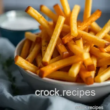 How to Make Fries: The Perfect Recipe for Crispy Homemade Fries Recipe Card