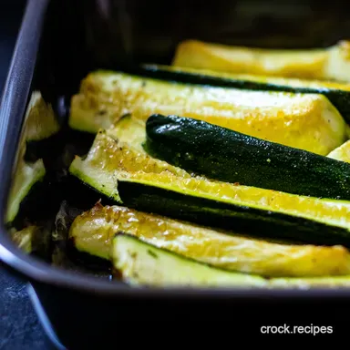 My GoTo Cooking Zucchini in Oven Golden Perfection Recipe Card