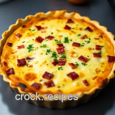 Crustless Quiche Lorraine: Easiest Recipe EVER! Recipe Card