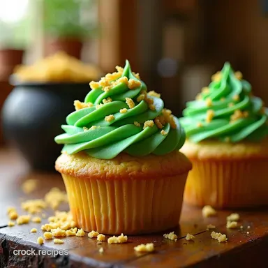 St Patricks Day Cupcakes My Pot o Gold Recipe Recipe Card