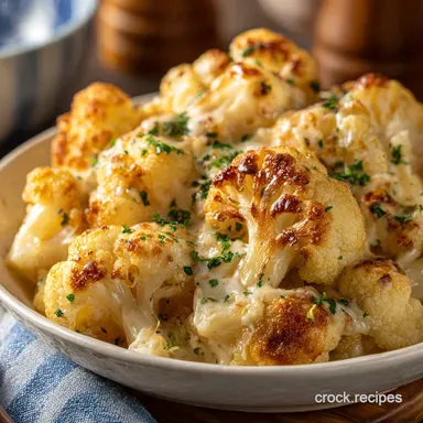 Cheesy Slow Cooker Cauliflower: Ultra-Creamy, Hands-Off Side Dish