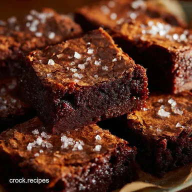 The Best Fudgy Brownies with a Perfect Crackly Crust Recipe Recipe Card