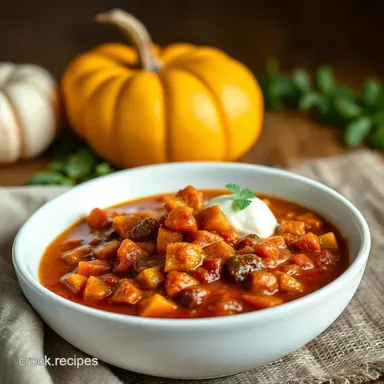 Cozy Pumpkin Chili Recipe: Autumn in a Bowl! Recipe Card