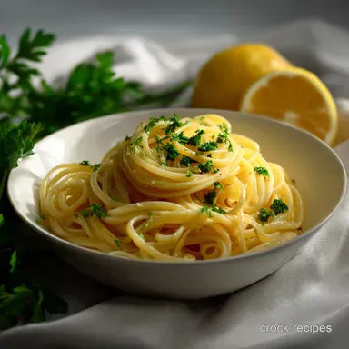 Quick Creamy Lemon Pasta Simple Ingredients: 20 Min Sauce Recipe Card