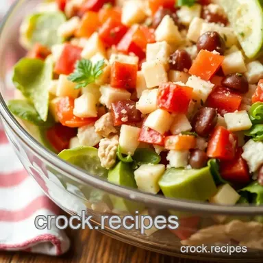Retro 7 Layer Salad Recipe: My Go-To Potluck Dish! Recipe Card