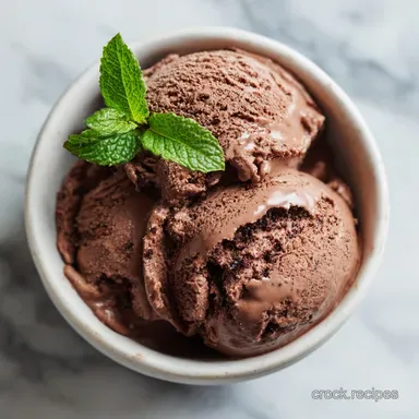 Chocolate Ice Cream: Rich and Creamy Recipe for 12 Servings