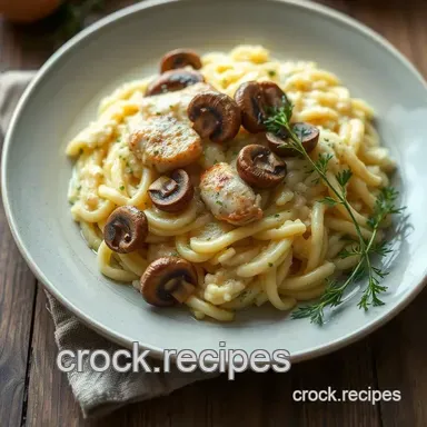 Easy Sautéed Chicken Risotto with Wild Mushrooms: A Cozy Comfort Food Recipe Recipe Card