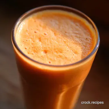 Rise Shine My Creamy Carrot Smoothie Recipe Recipe Card