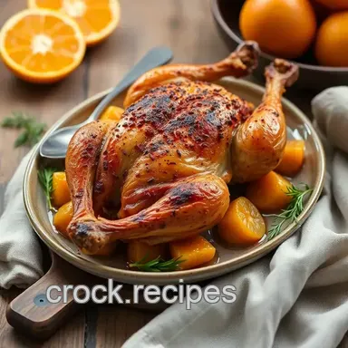 Easy & Juicy Roast Baharat Chicken with Sweet Mandarins: My Fail-Proof Herb Glazed Method Recipe Card