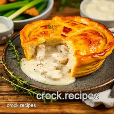 Delicious Roast Chicken Pie with Creamy Fennel Sauce: Ultimate Comfort Food! Recipe Card