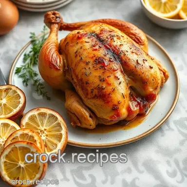 My Favorite Roast Chicken with Garlic Lemon Toasts: Easy & Flavorful! Recipe Card